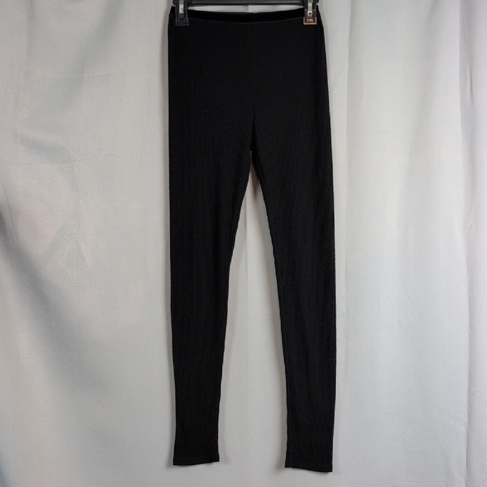 Free People Intimately‎ Black Pajama Leggings Soft Cozy X small Stretchy